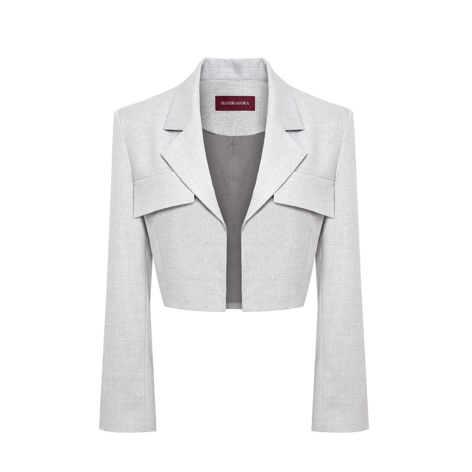 Women's Theo Grey Blazer | M/L | Mandragora