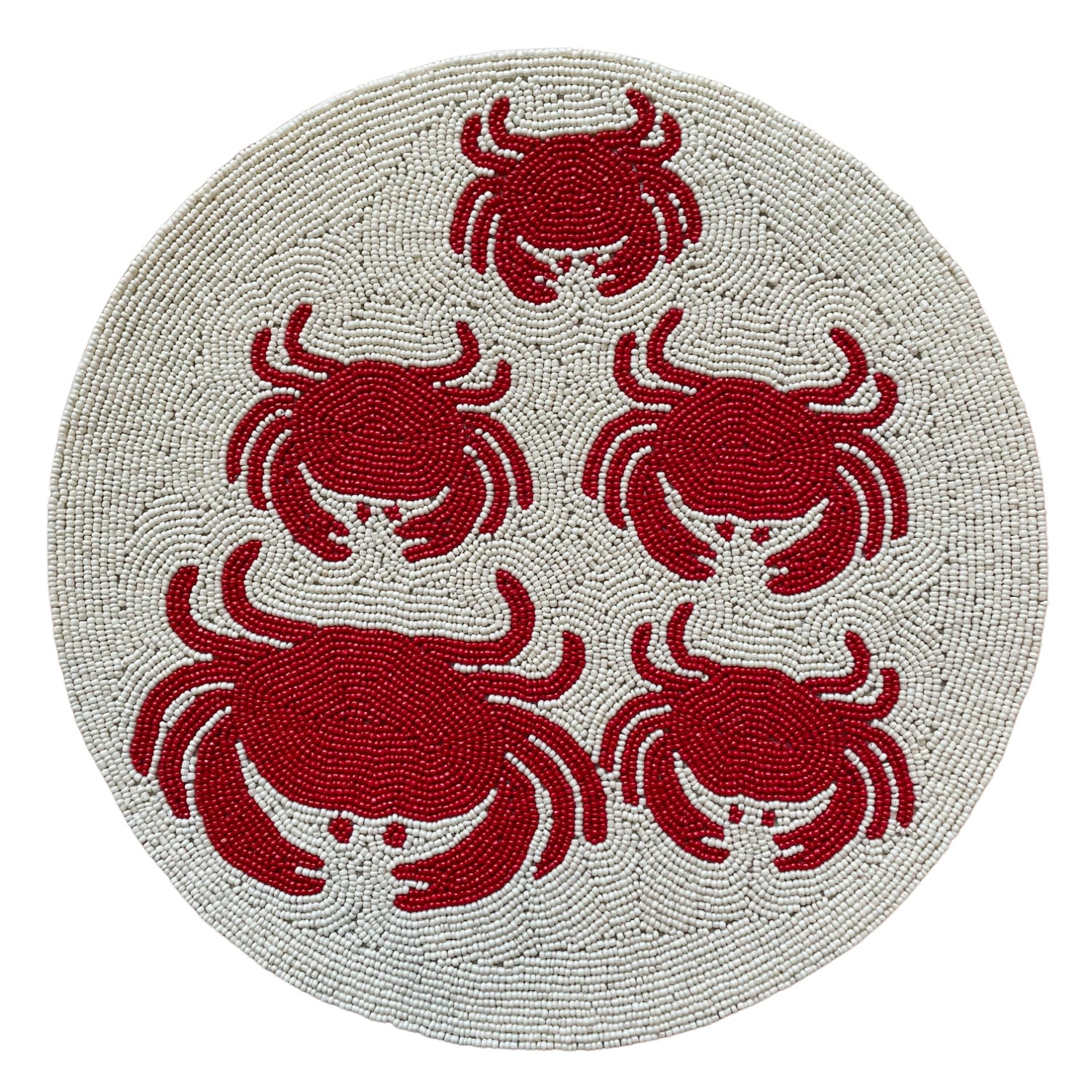 Placemats Red Crabs Catchii