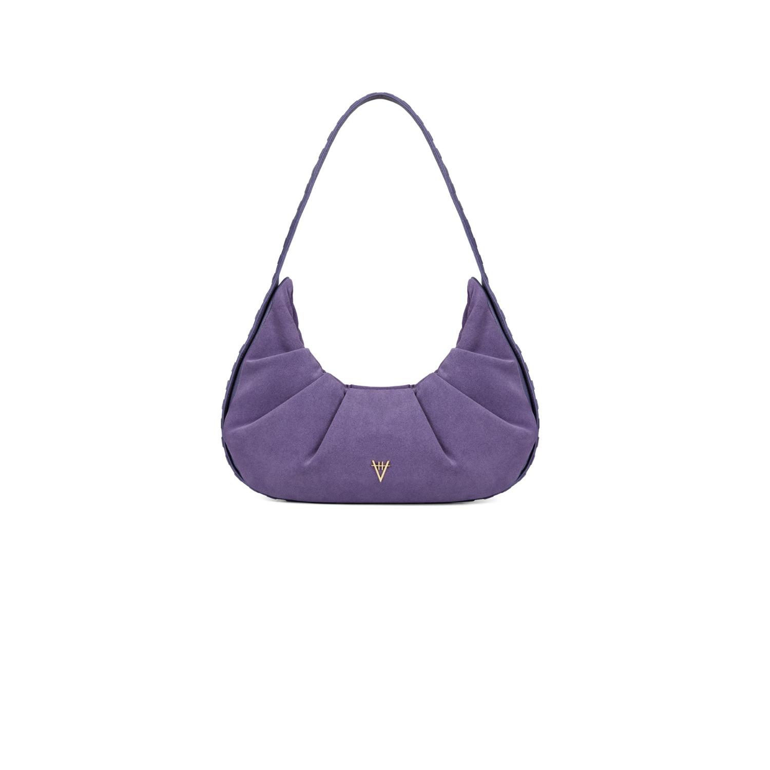 Croissant Shoulder Bag (L) - Purple
