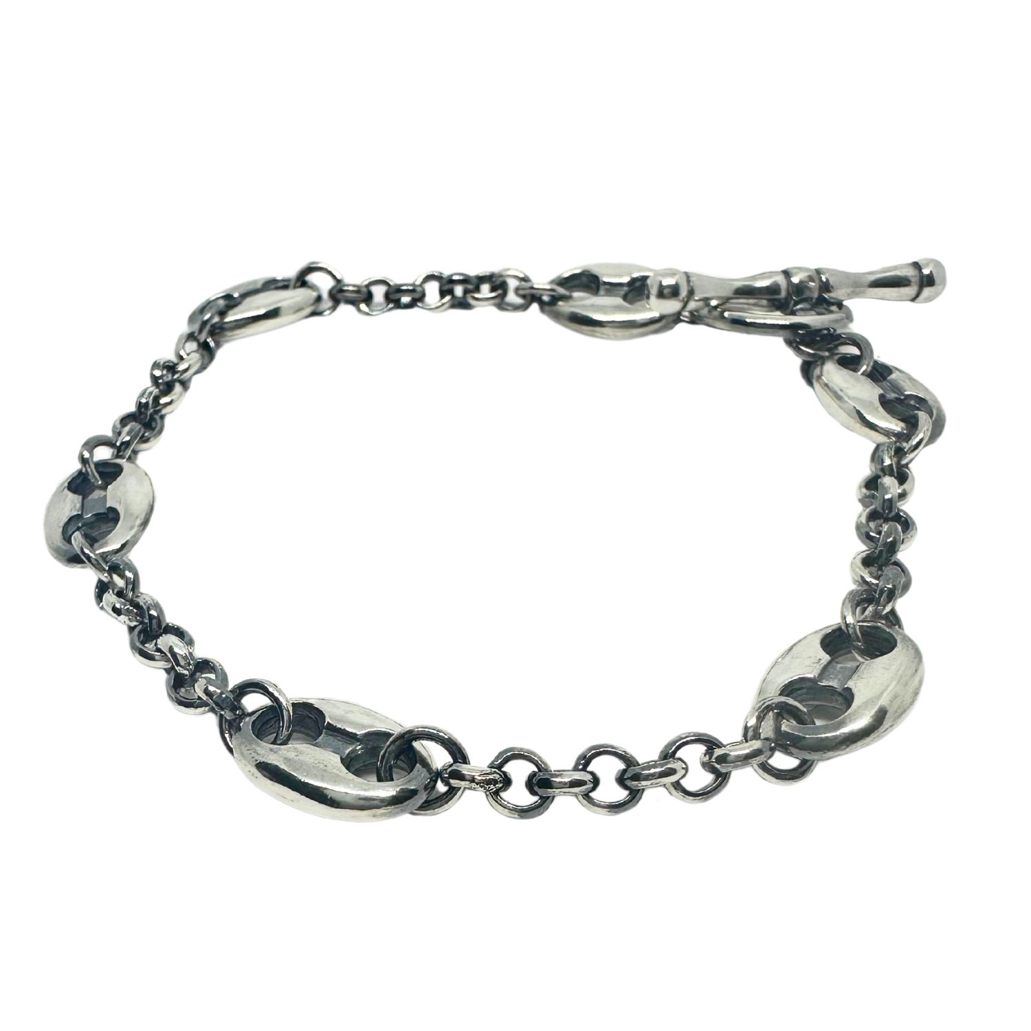 Tg-jewellery By Tamara Gervasio Men's Silver Anchor Chain T-bar Unisex