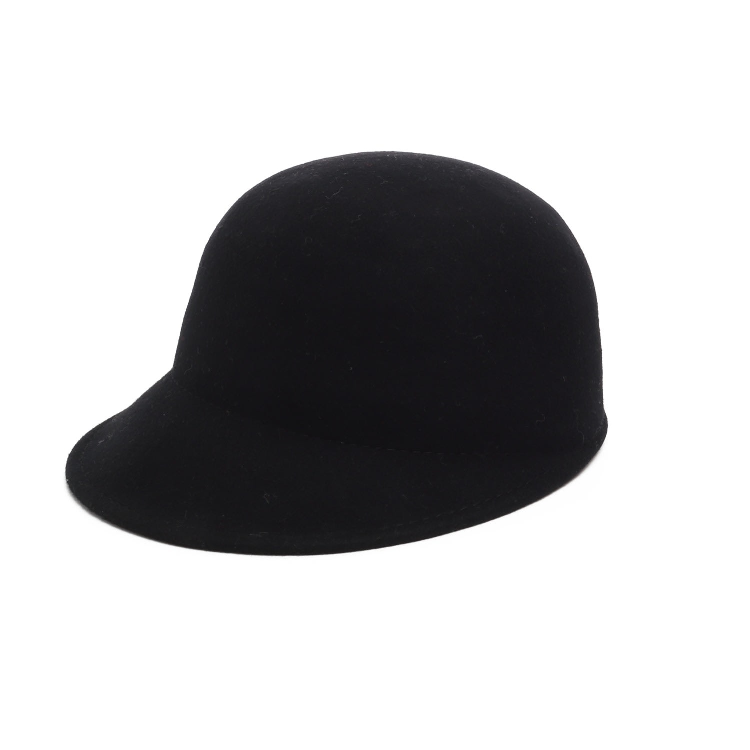 Women’s Black Winter Felt Cap 54Cm Justine Hats