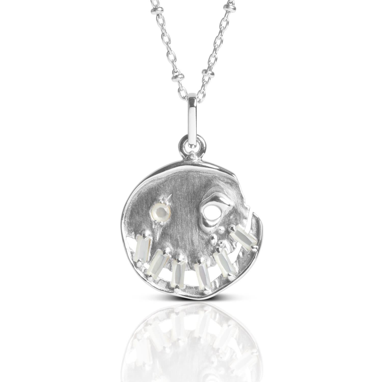 Kasun Women's Smile! - June -  Mother Of Pearl - Silver In Silver