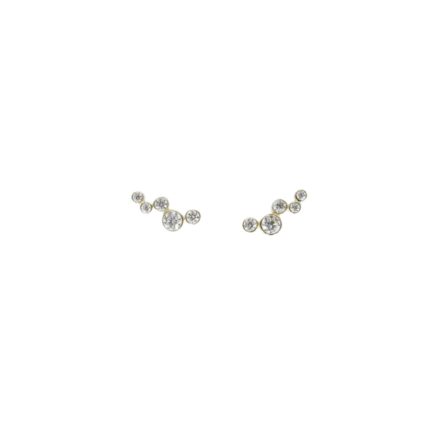Romantico Romantico Studios Women's Gold Stella Studs