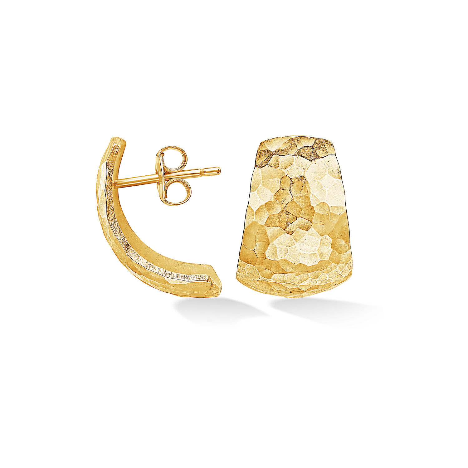 Dower & Hall Women's Chunky Tapering Half Hoop Earrings In Gold Vermeil In Gold