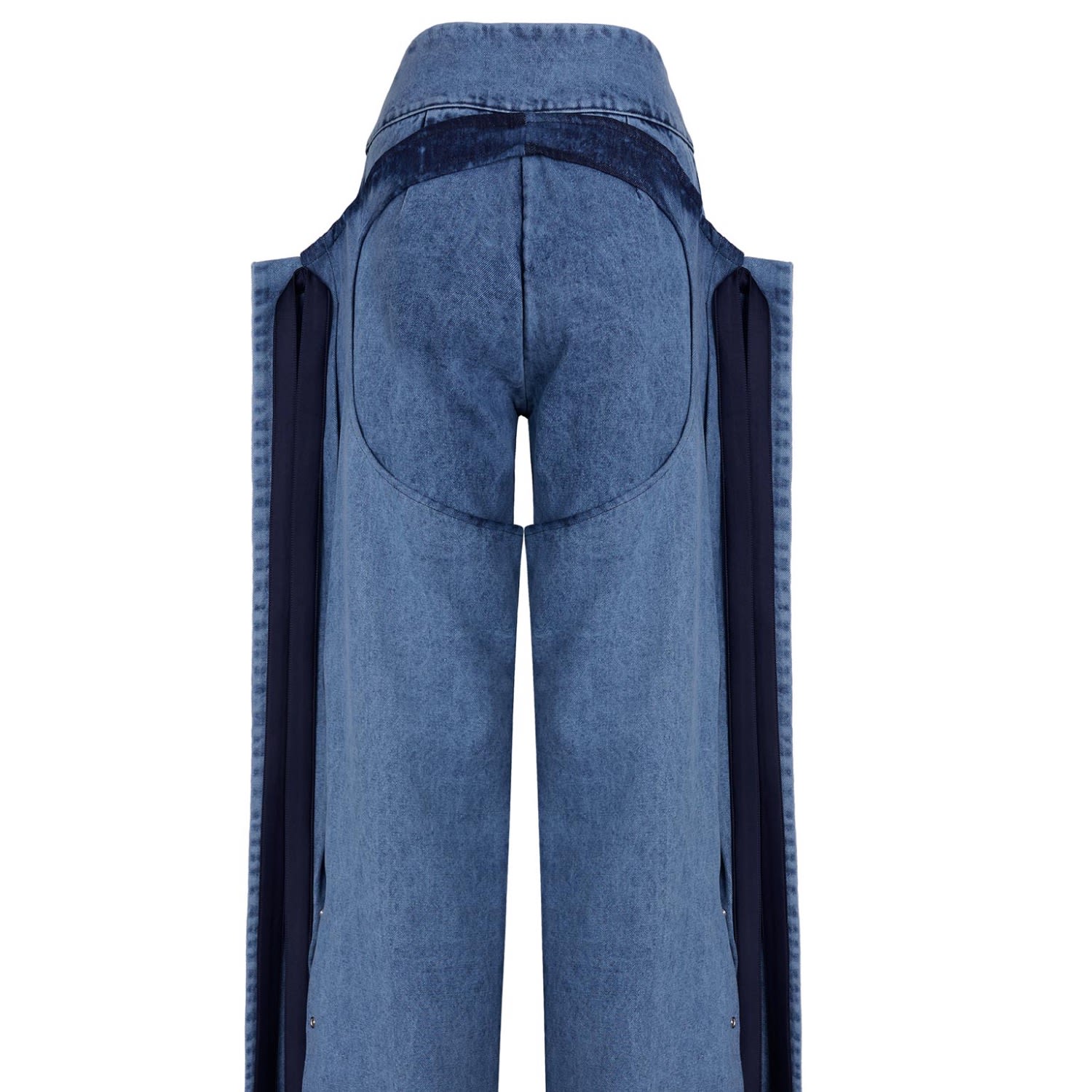 Lorena Saravia Black / Blue / Brown Josefina Pants In Multi