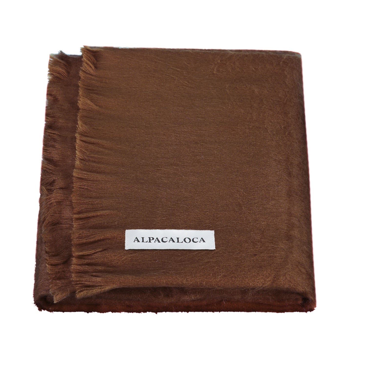 Alpaca Loca Women's Scarf/shawl Brown Alpaca Wool