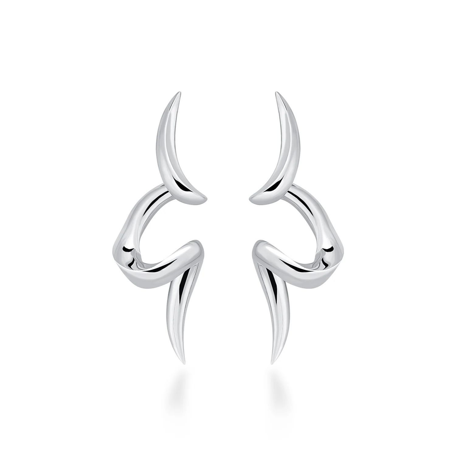 Tiron Women's Lustree Silva Silver Earing