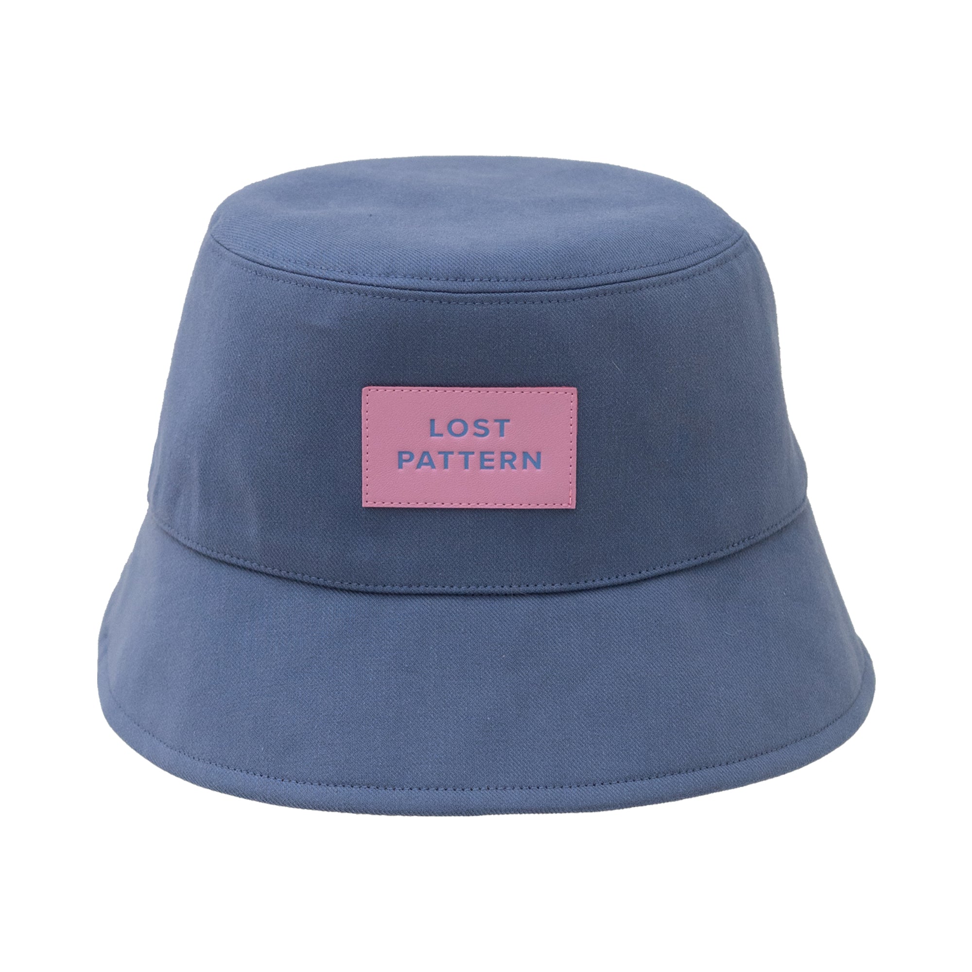 Lost Pattern Nyc Men's "forest" Cotton Reversible Bucket Hat - Blue In Blue