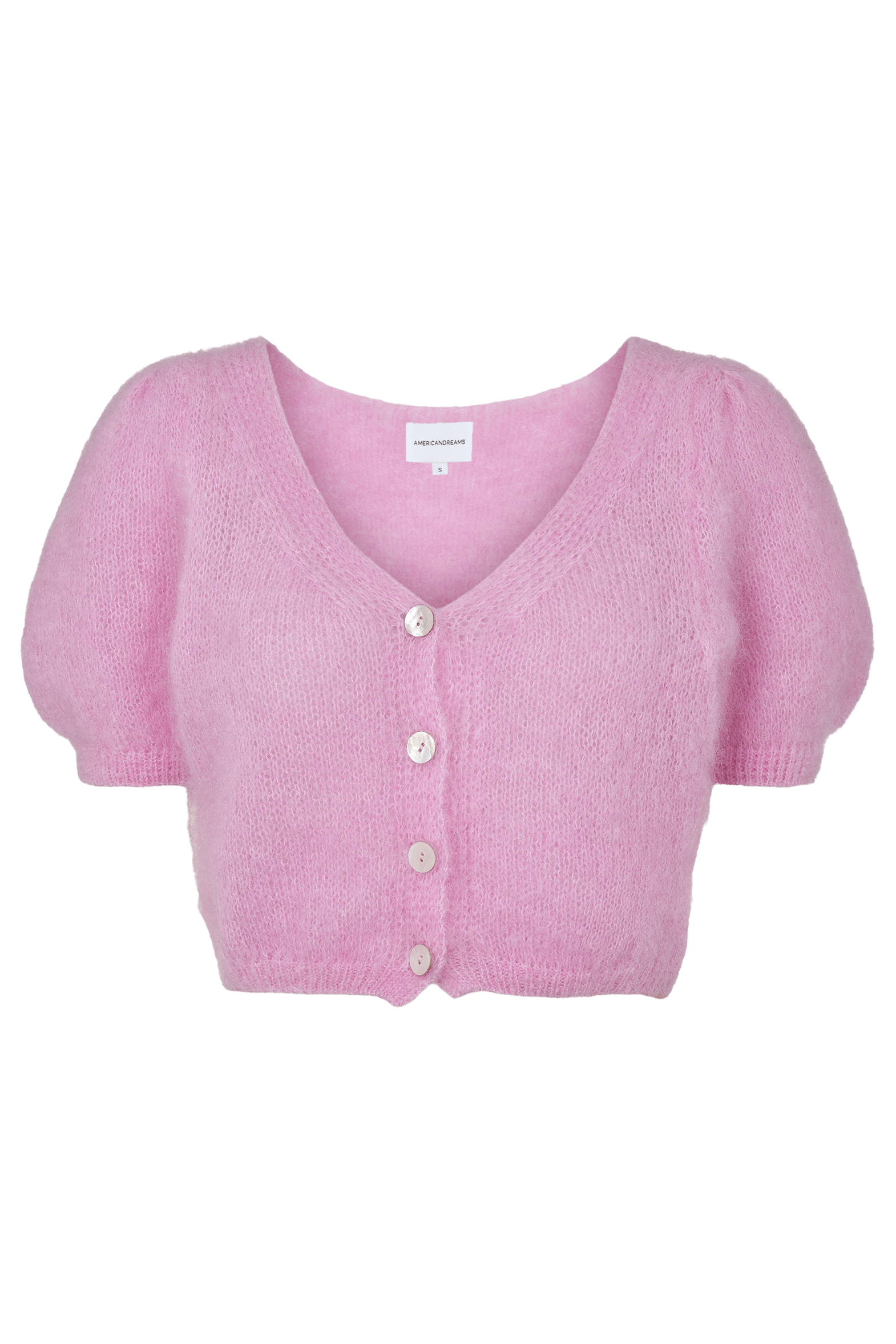 Americandreams Women's Pink / Purple Harper Cardigan Soft Berry