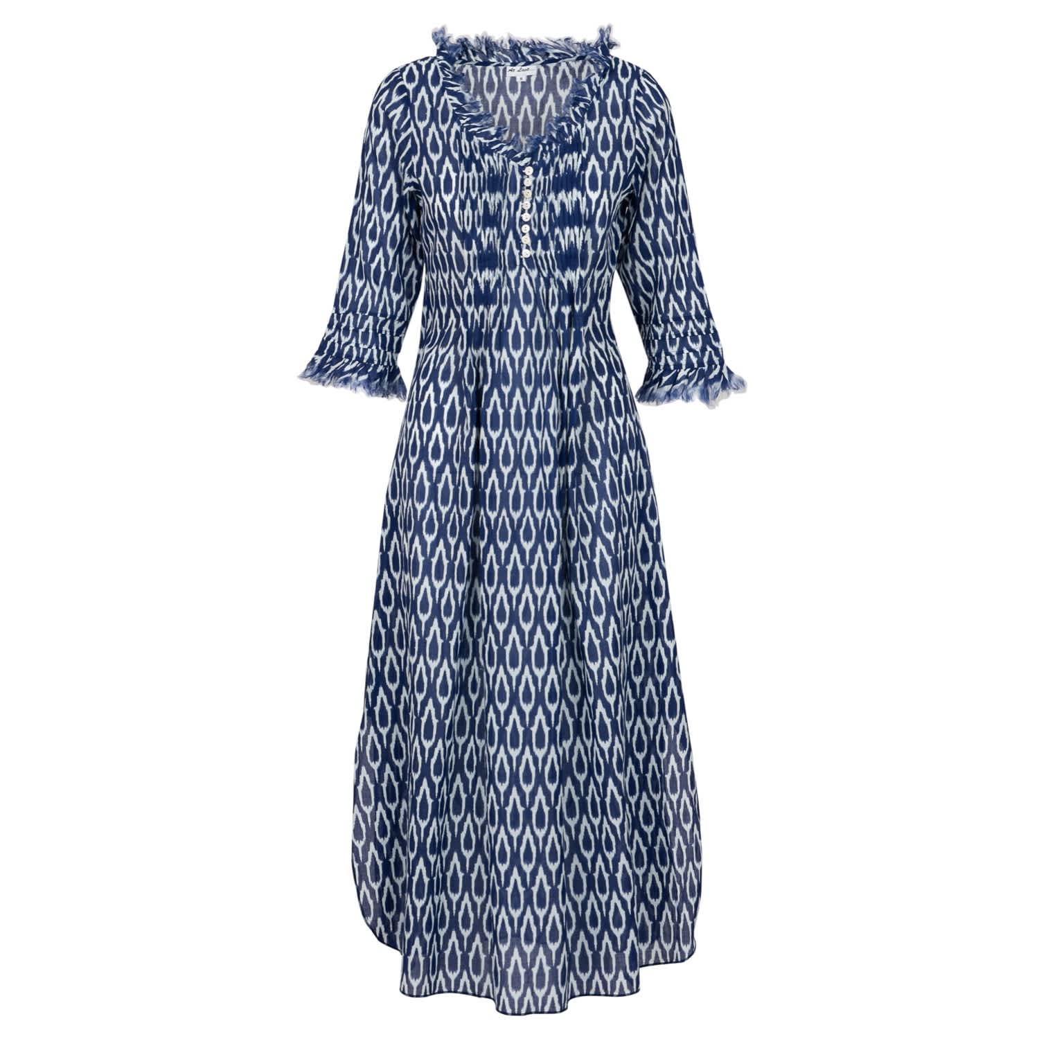 ikat cotton maxi dress