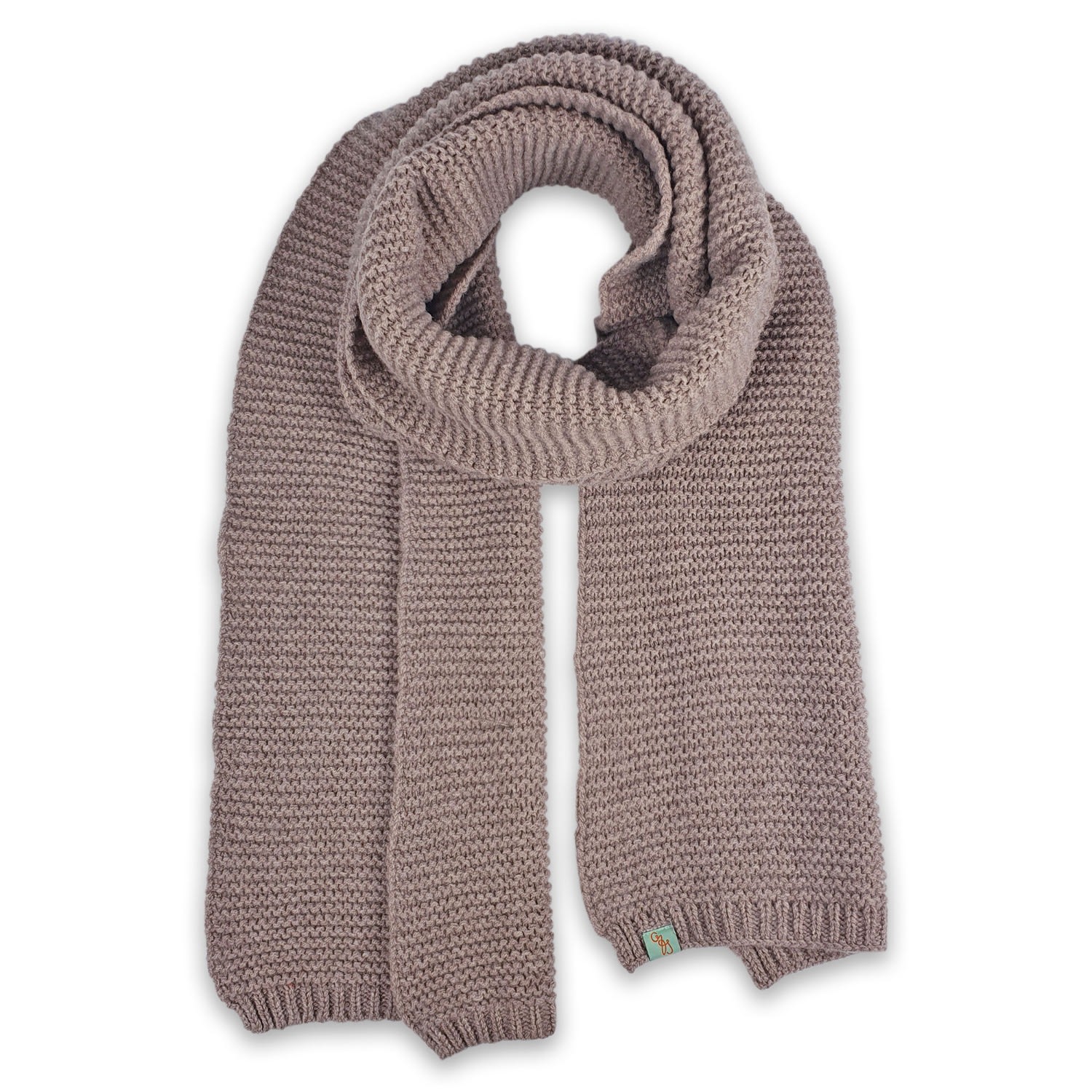 Otto & Spike Women's Scarves - Elementary - Brush Brown In Brown