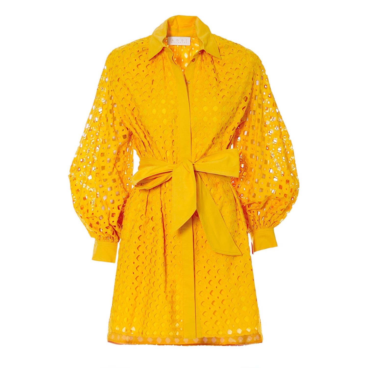 Aggi By Halewski Women's Yellow / Orange Mona Sunflower Dress In Yellow/orange