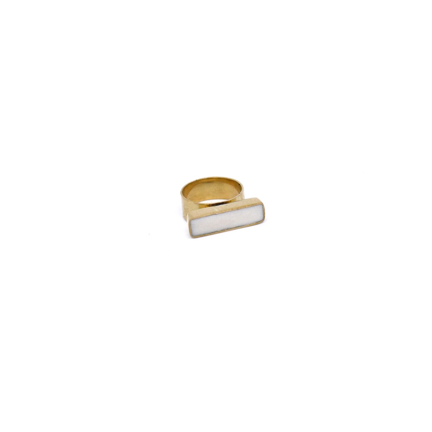 Women’s Mraba Ring - White Lala Salama