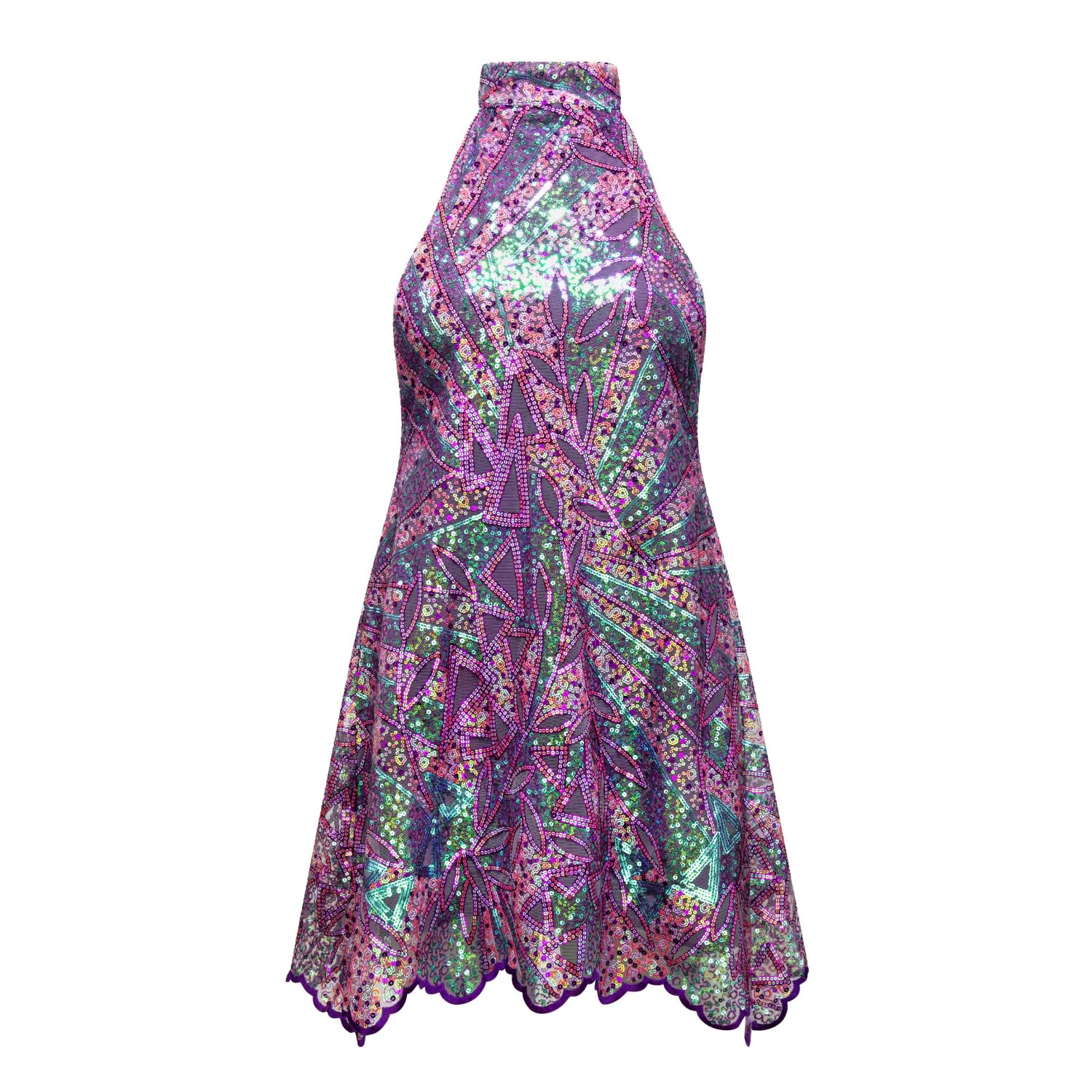 Women’s Pink / Purple Edie Dress - Purple Moon Extra Small Winifred Rose