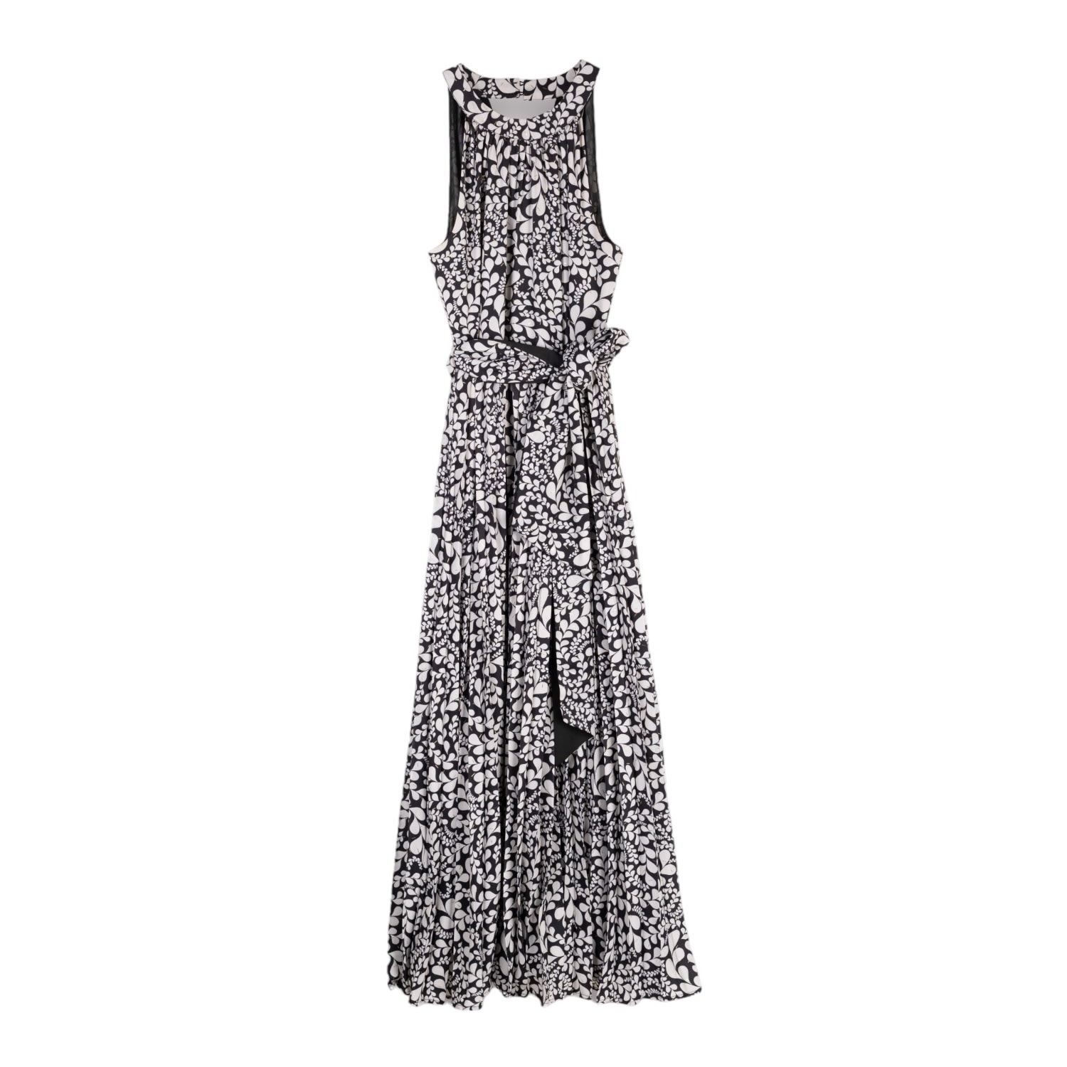 Niza Women's Paula Black And White Dress In White