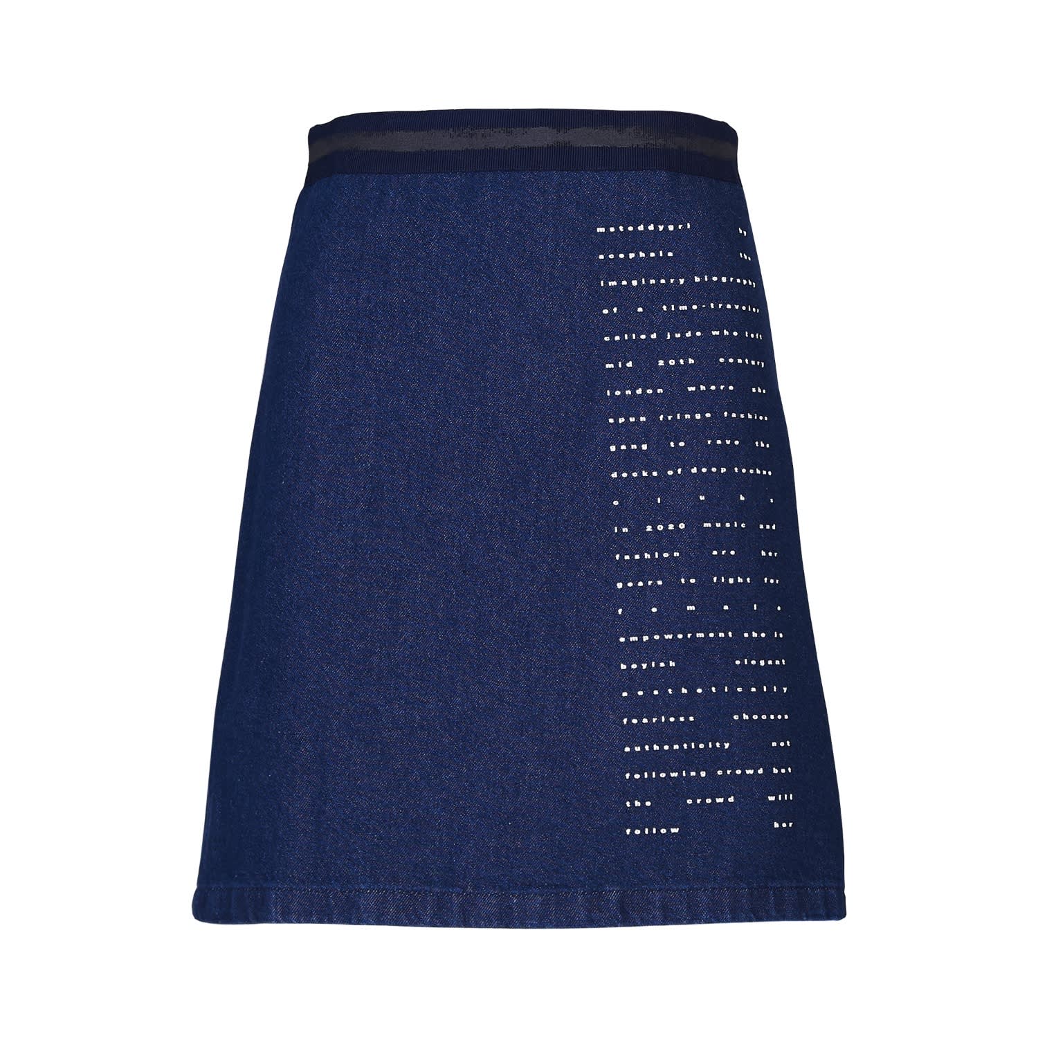 m and s denim skirt