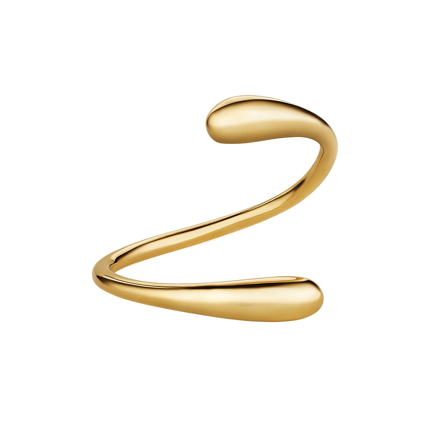 Soko Inc. Women's Gold Twisted Dash Cuff