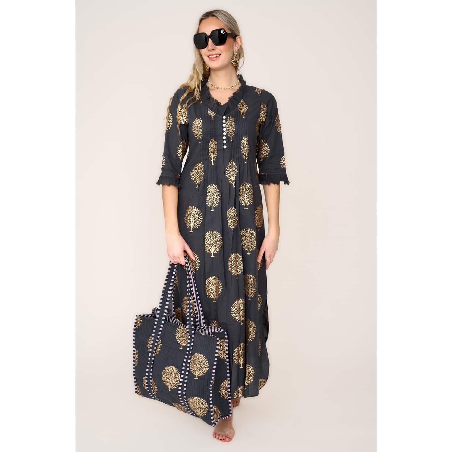 cotton annabel maxi dress At Last... Cotton Annabel Maxi Dress