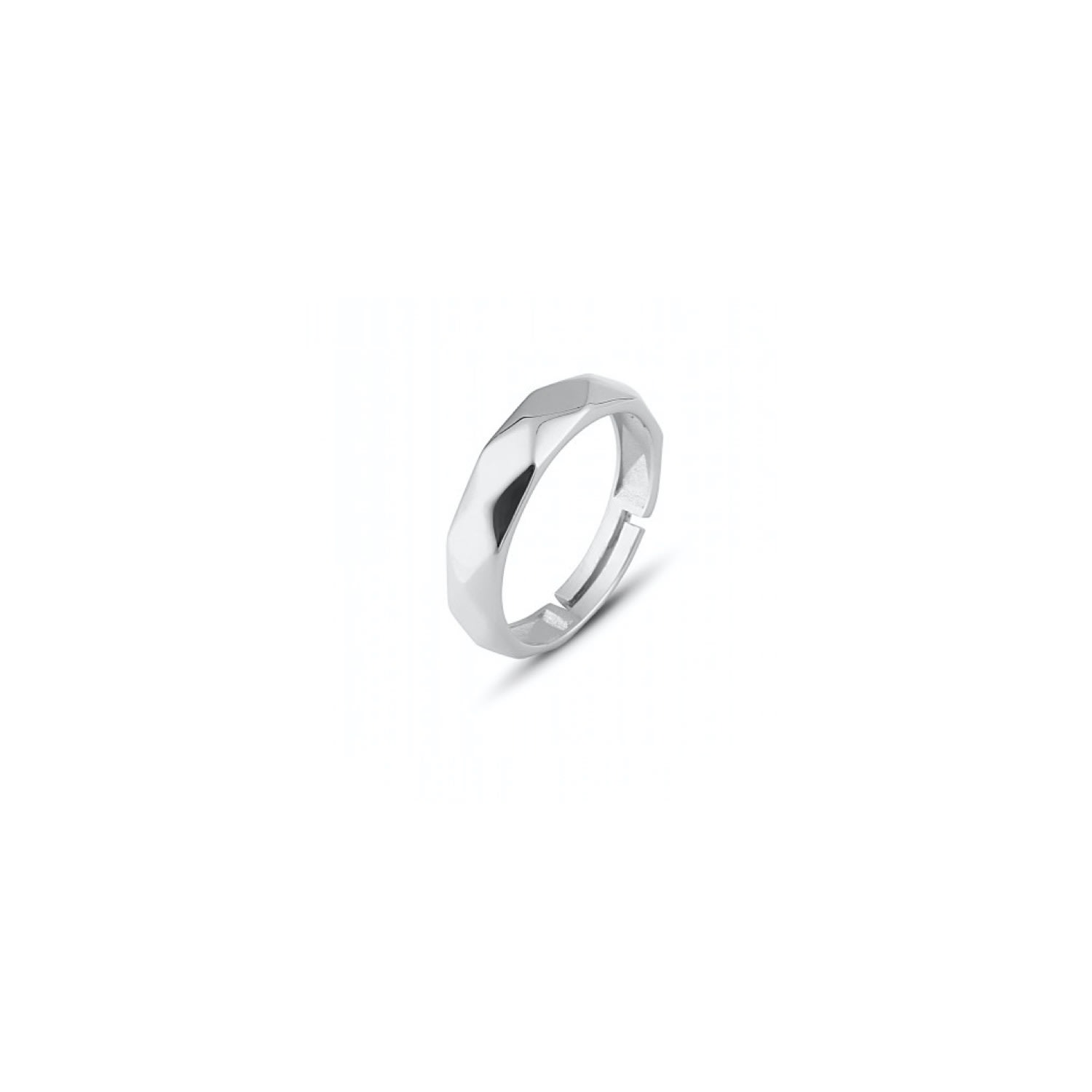 Spero London Women's Sterling Silver Wide Hammered Ring - Silver In Silver
