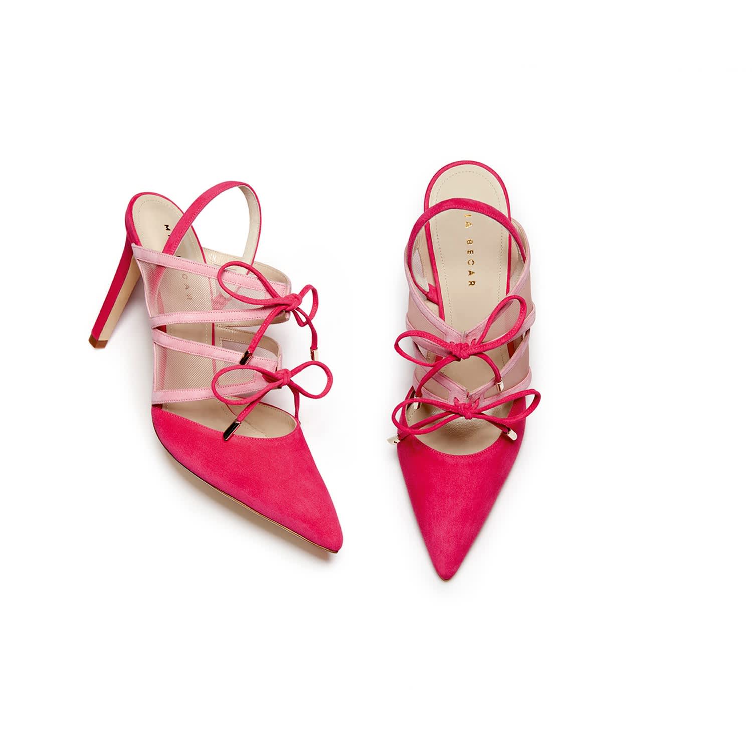 fuschia slingbacks