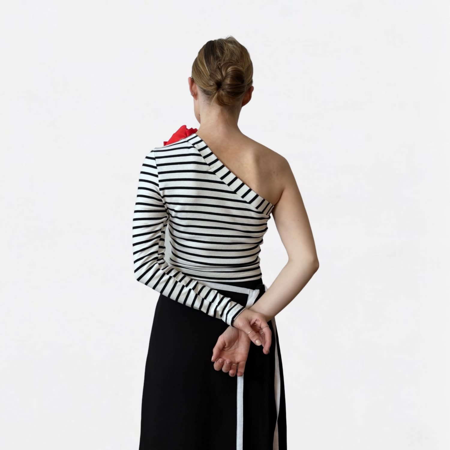striped-one-sleeve-top-with- striped-one-sleeve-top-with-
