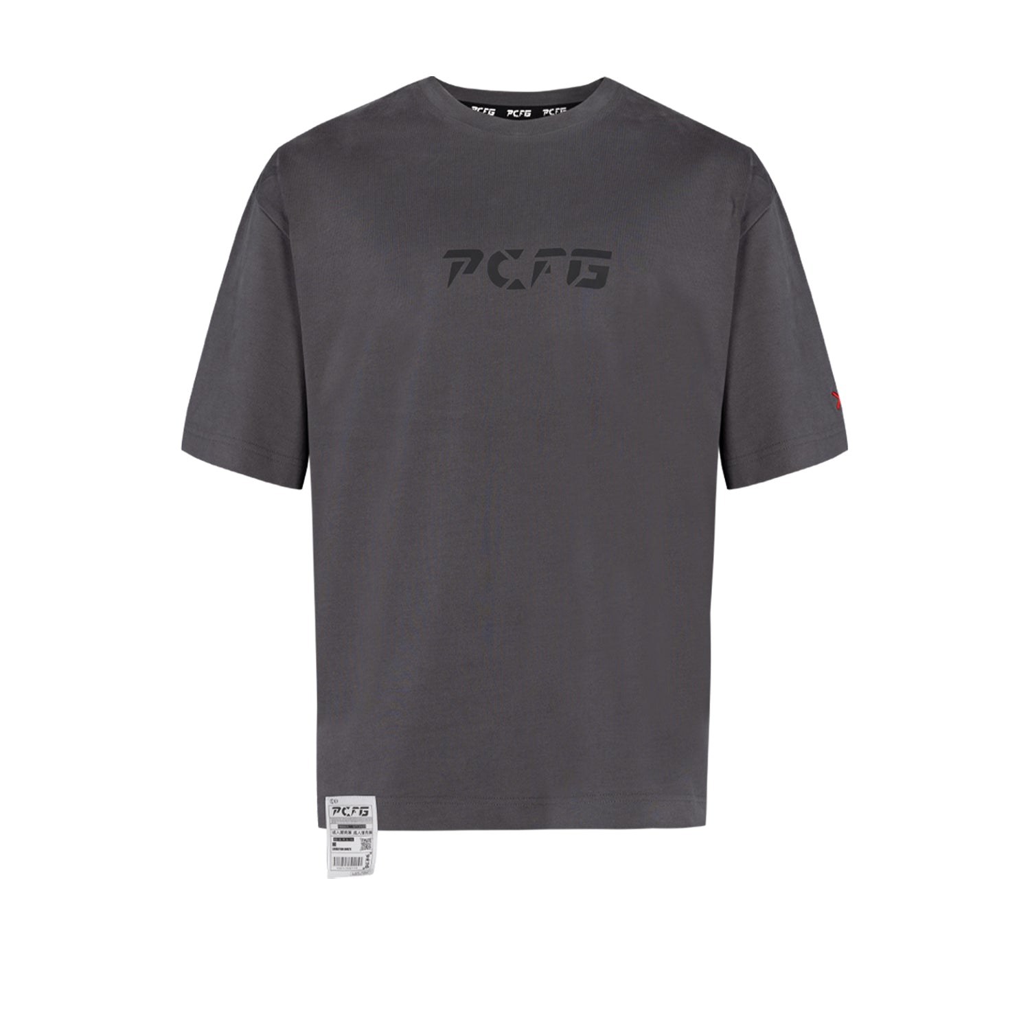 Pcfg Men's Grey Your Itch Basic Tshirt - Asphalt In Gray