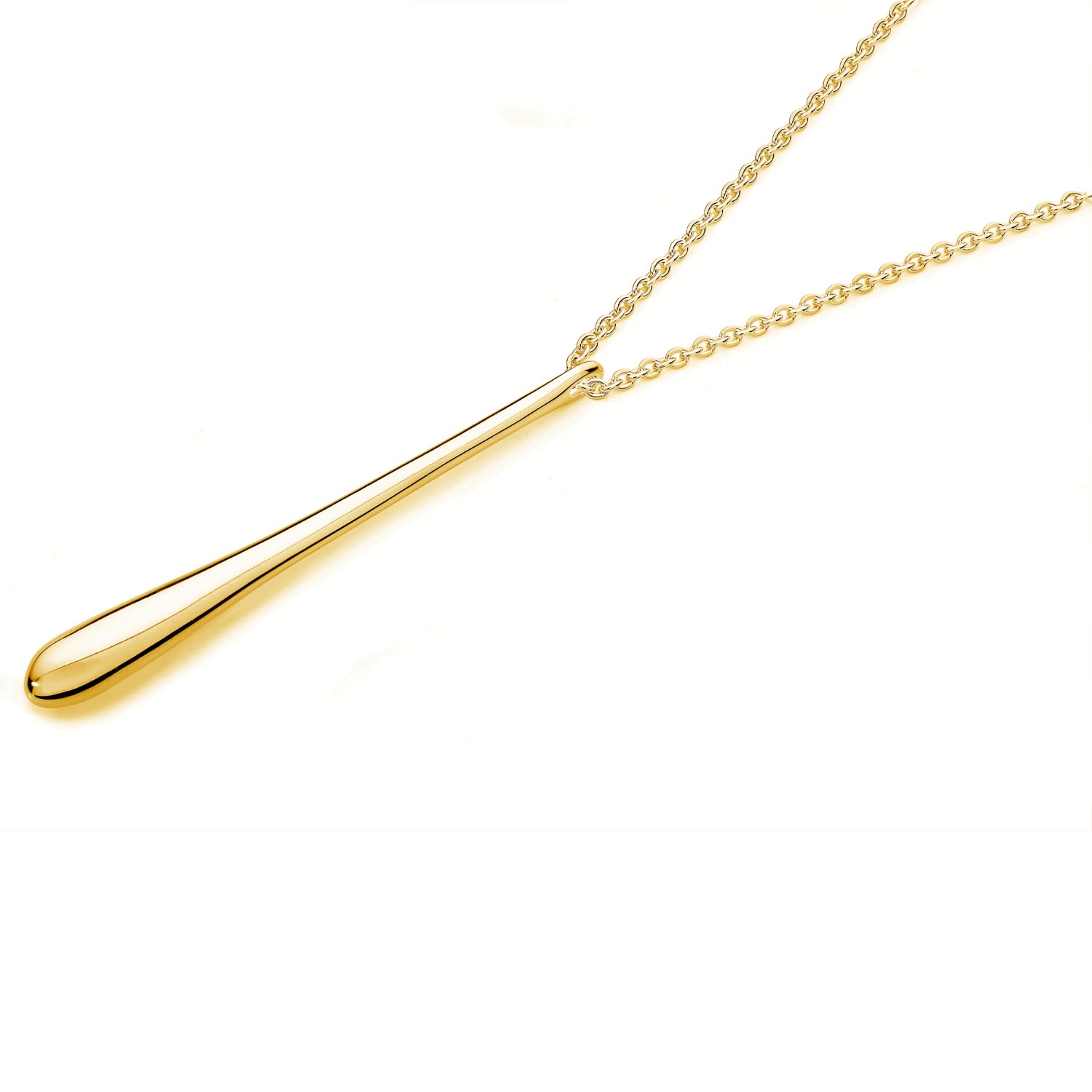 Lucy Quartermaine Women's Long Drop Necklace In Gold Vermeil In Gold