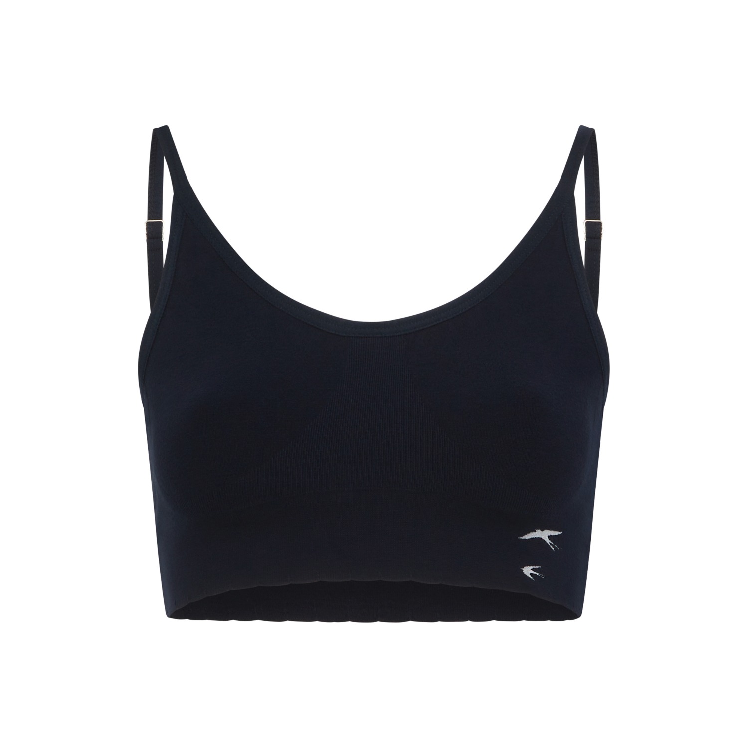 Peachaus front-close bra black recycled-lace - Sakura Volcanic Black -  Ethical and Sustainable