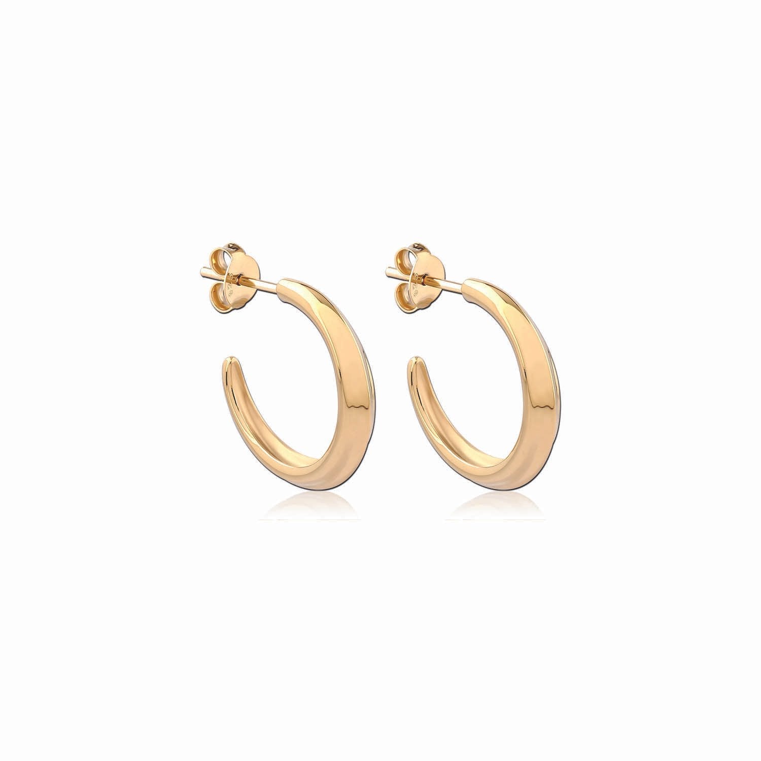 Women’s Crescent Gold Hoops Small Astor & Orion