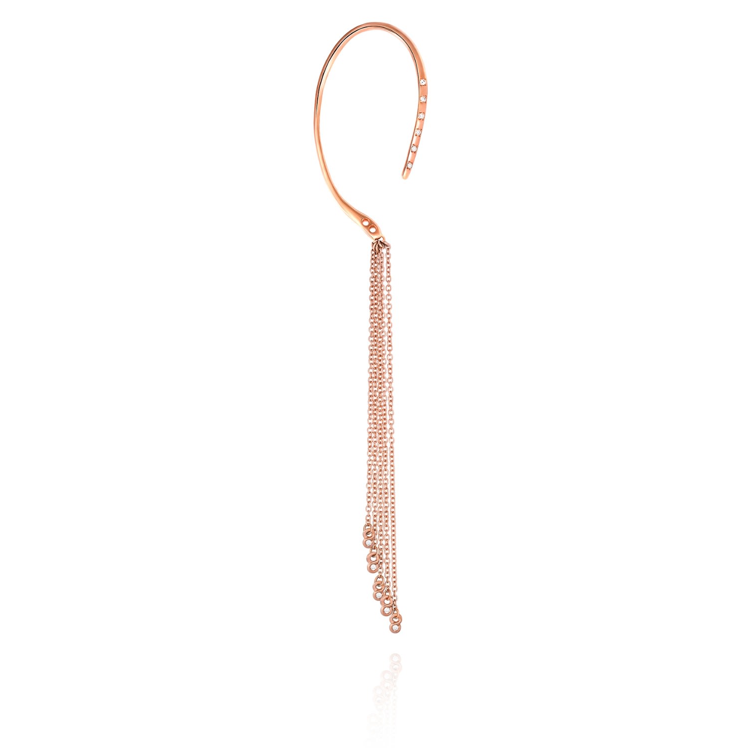 Women’s Rose Gold Symp Ear Hook Gold Gi by Giselle