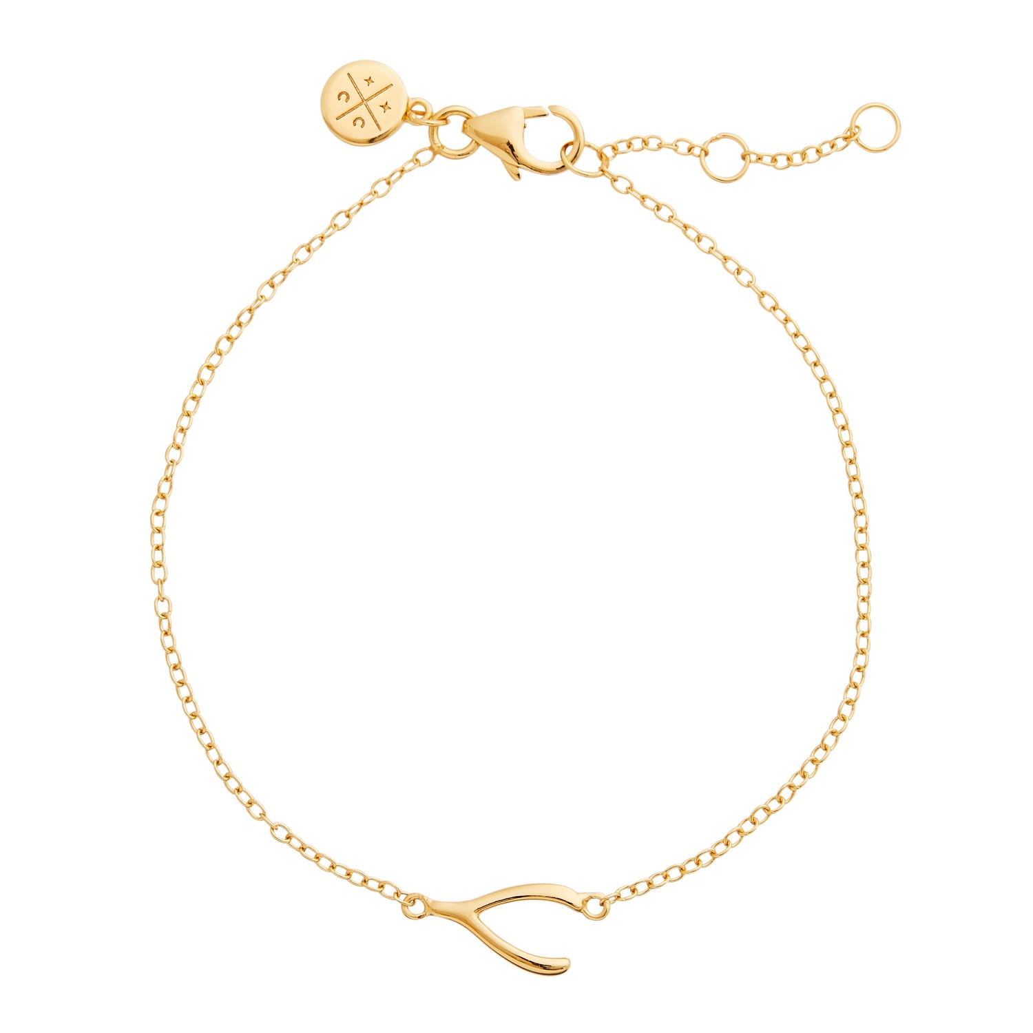 Women’s Wishbone Bracelet Gold Cartilage Cartel