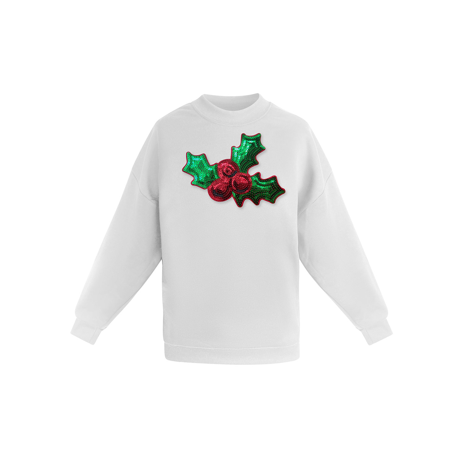 Toma Women's Christmas White Sweatshirt In White