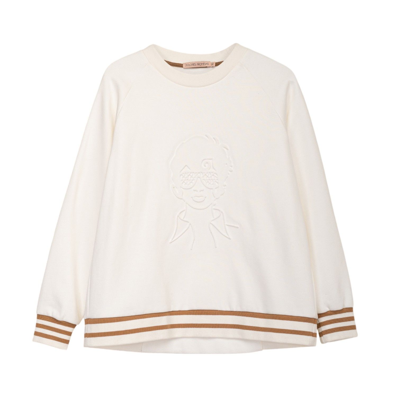 Dolores Promesas Women's White Sweatshirt Promises In White