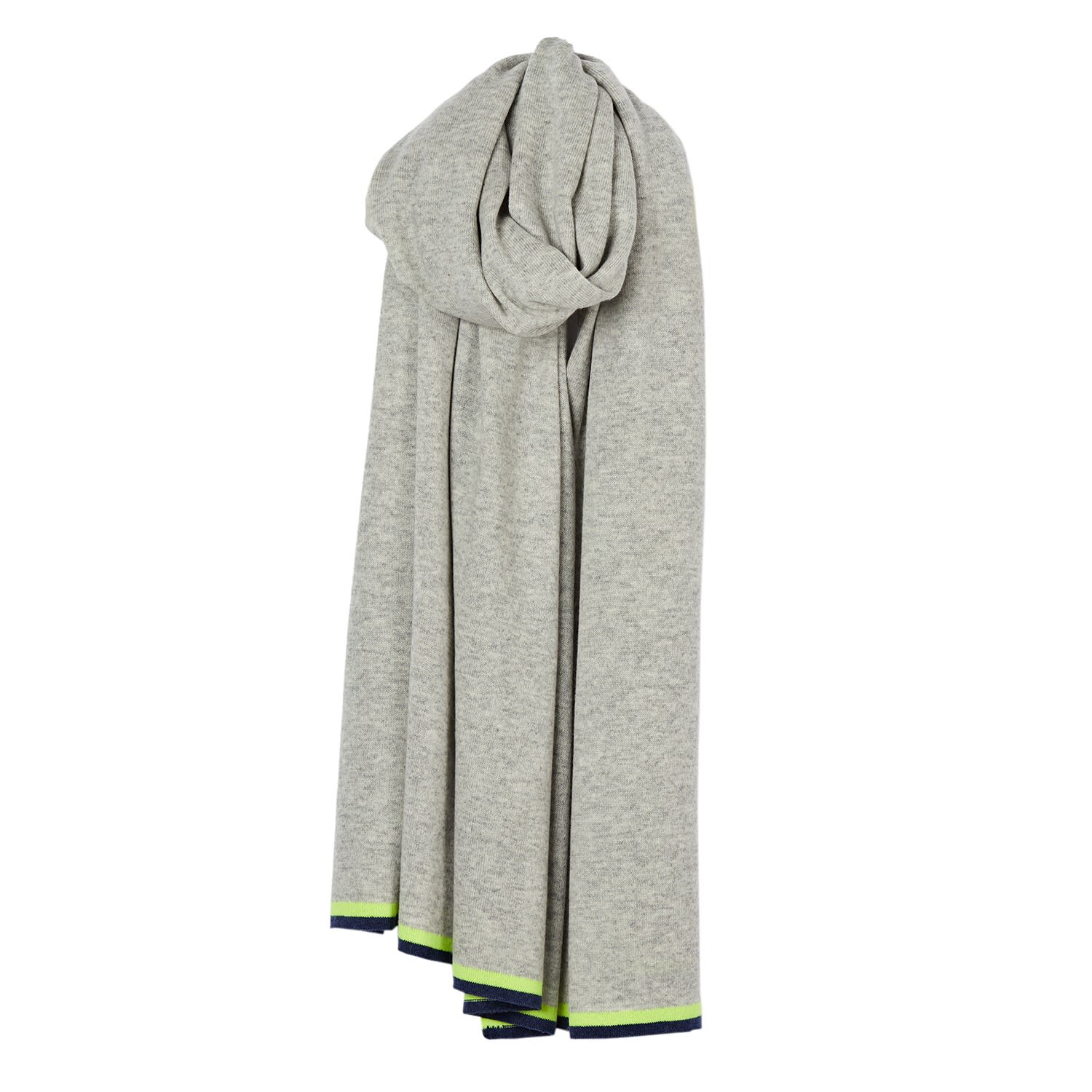 Women’s Renee Wrap Grey With Indigo & Neon Yellow One Size Cove