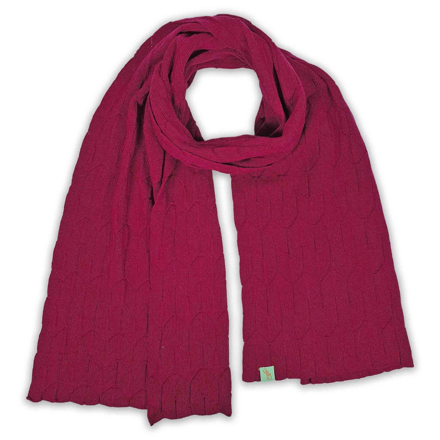 Otto & Spike Women's Pink / Purple Scarves - Tulip Fields - Rosewood Pink In Multi