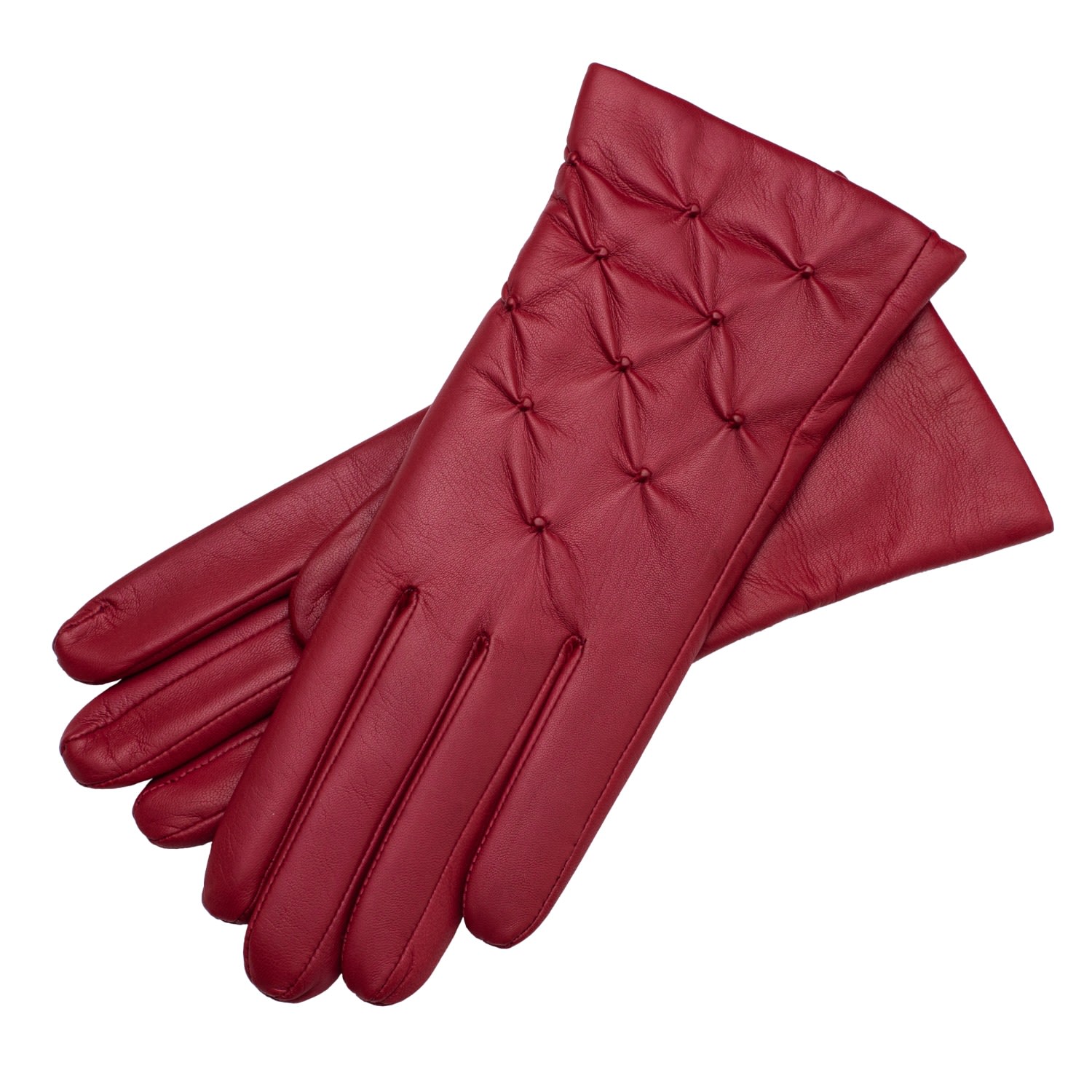 1861 Glove Manufactory Red Firenze - Women's Nappa Leather Gloves In Rosso In Red