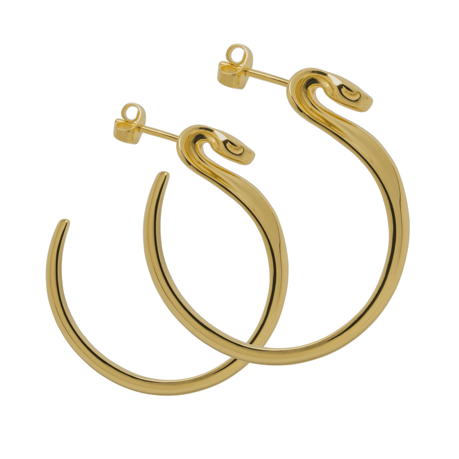 Strange Fruit Women's Manasa Gold Hoop Earrings In Gold