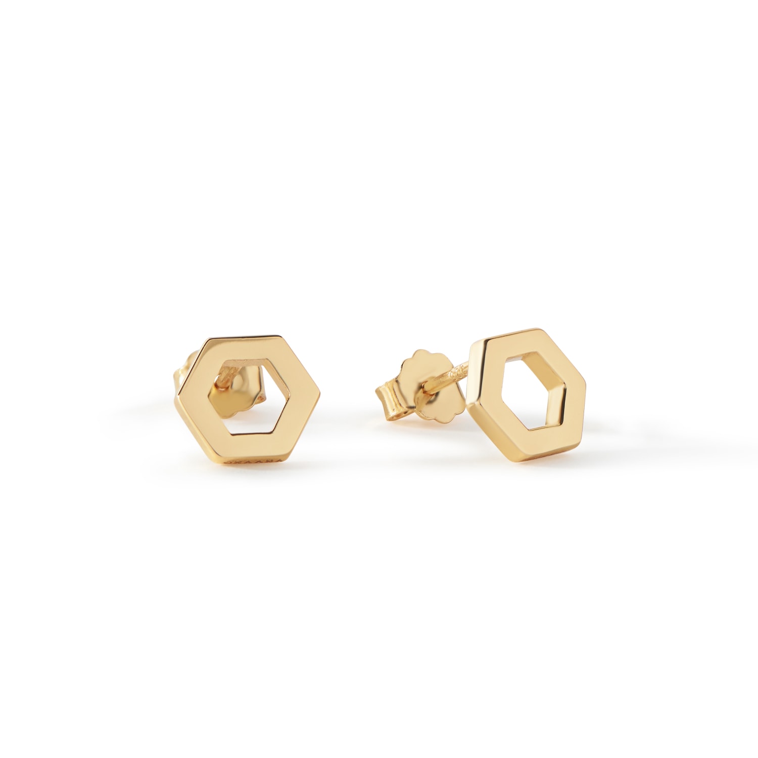 Women’s Gold The Helena Stud Earrings Ora Ana