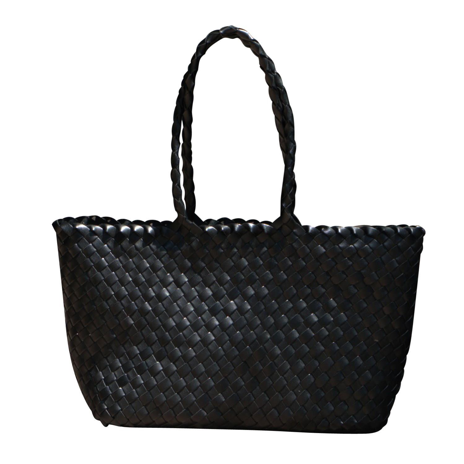 Rimini Women's Leather Top Handle Bag 'betrice' - Black