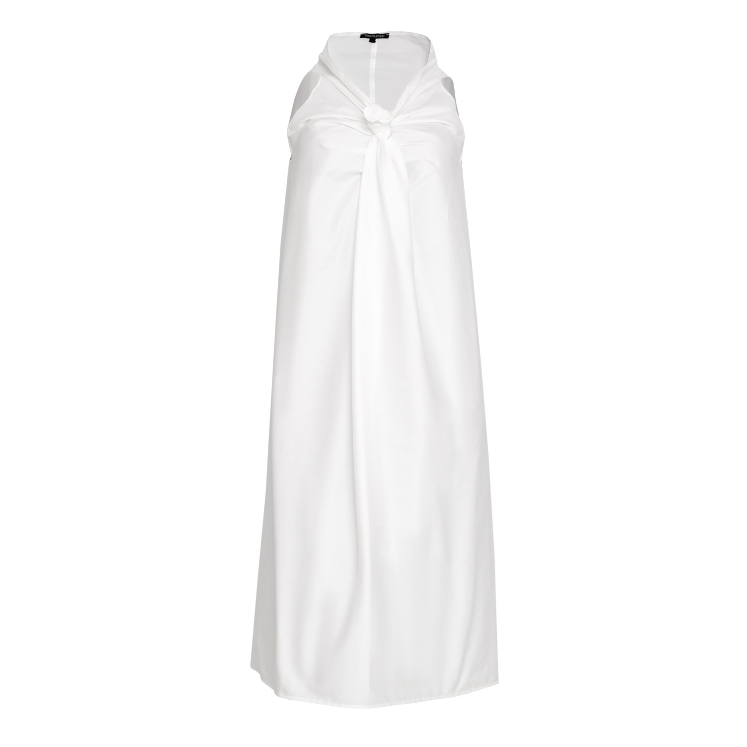 Women's Rosebud Dress In White Cotton | Large | Bianca Popp