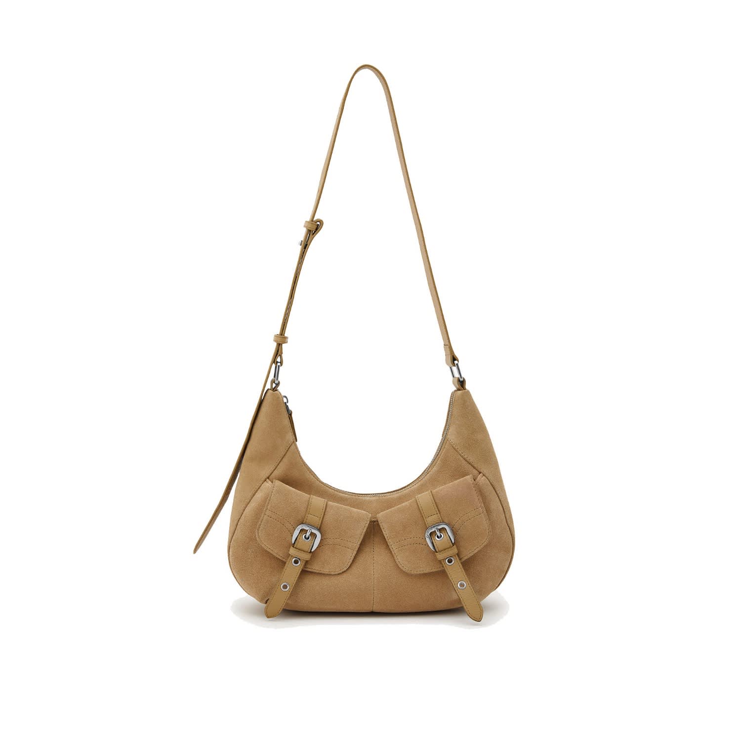 Oryany Women's Brown Rodeo Shoulder - Medium Shoulder Bag - Ivory