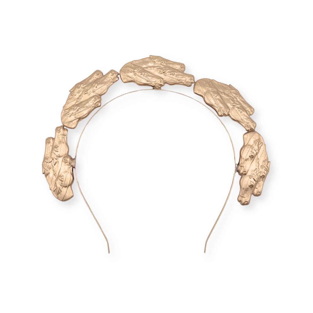 Women's Gold The Shadow Headband | One Size | Stephanie Browne Australia