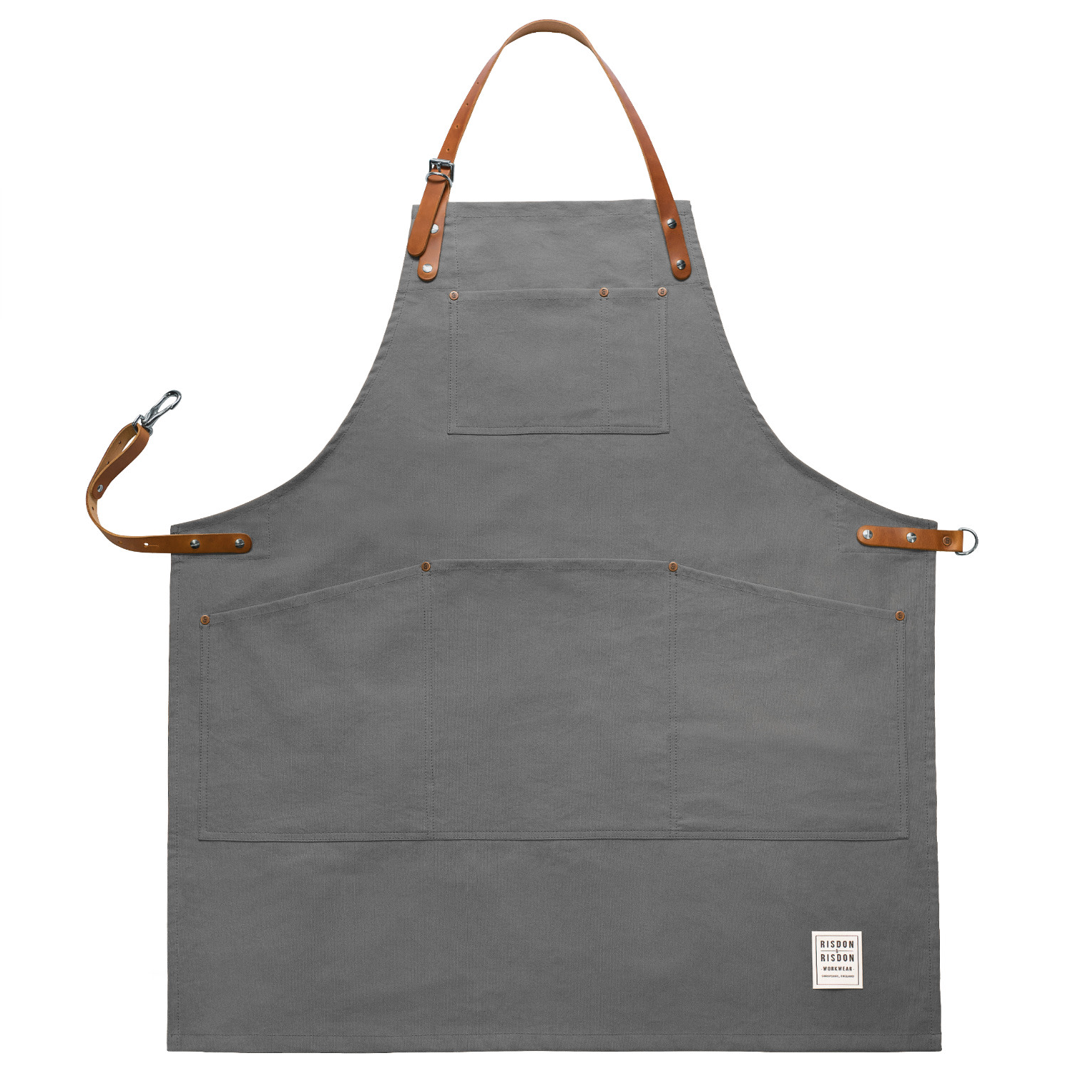 Heritage Grey Apron Medium Risdon & Risdon