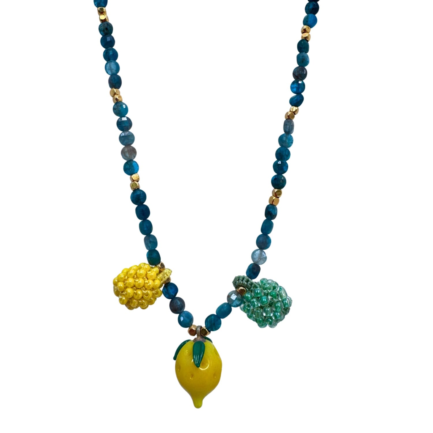 Black And Wild Women's Green Lemon Love & Berry Joy Necklace