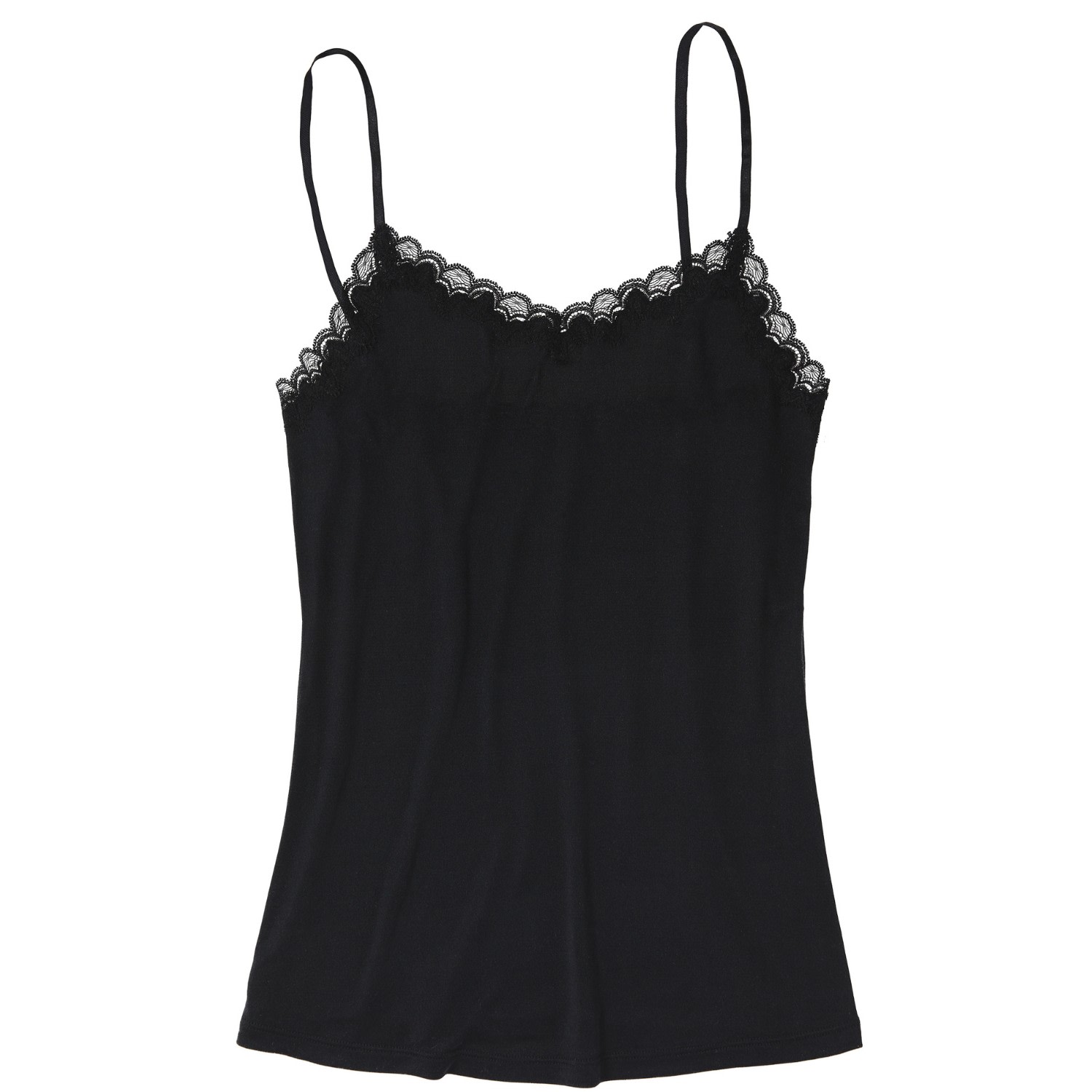 Uwila Warrior Women's Soft Silk Lace Camisole - Tap Shoe Black In Animal Print
