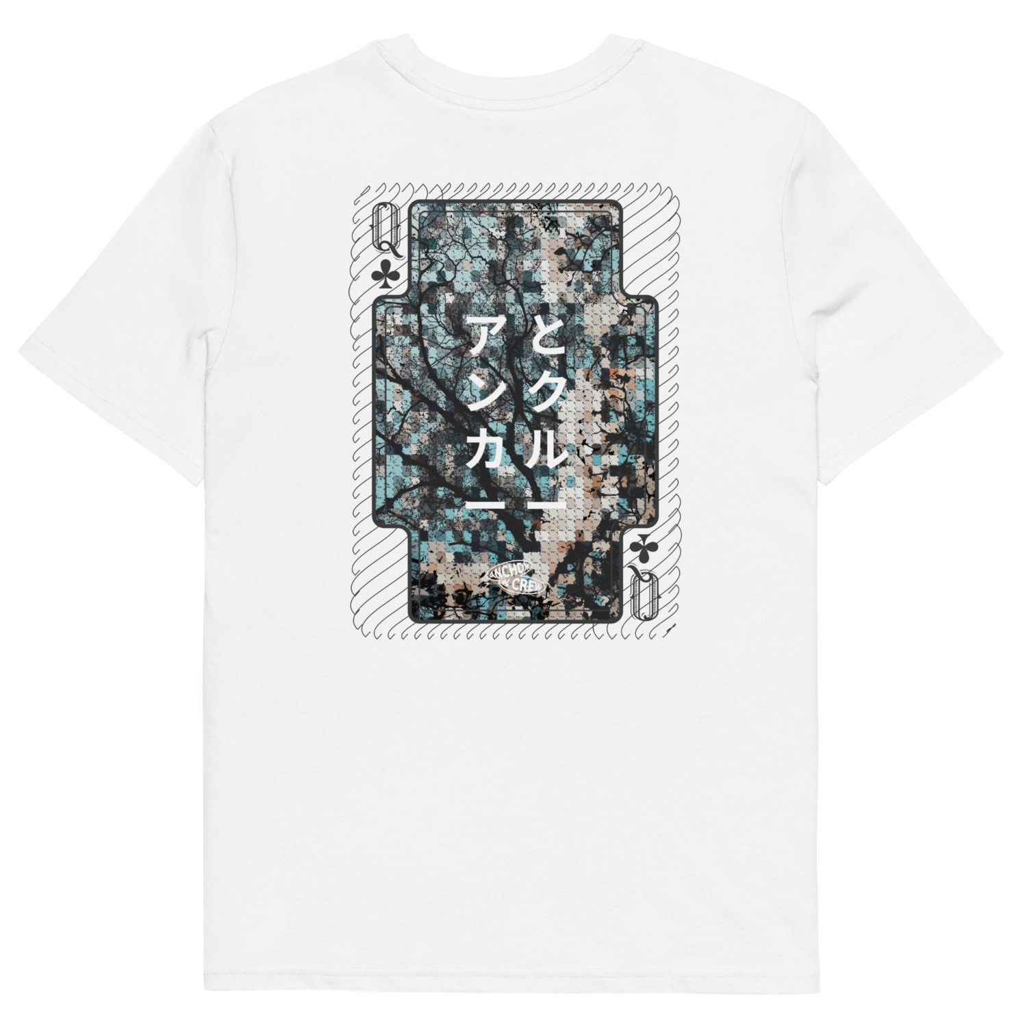 Anchor & Crew White Three Japan Gurafiku Organic Cotton T-shirt - Women In White