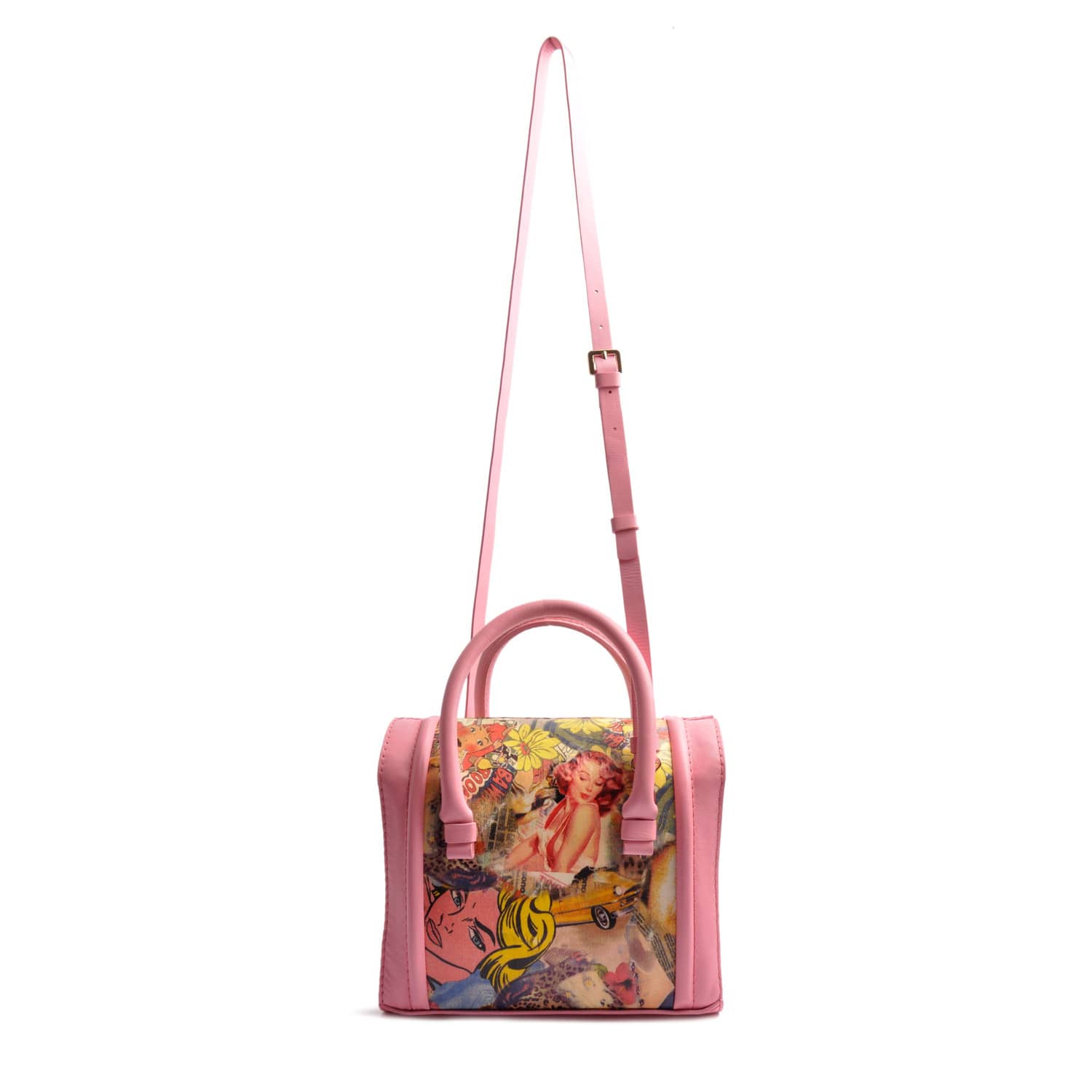 Women's Case Medium Tote in Fuchsia | Ostwald Finest Couture Bags