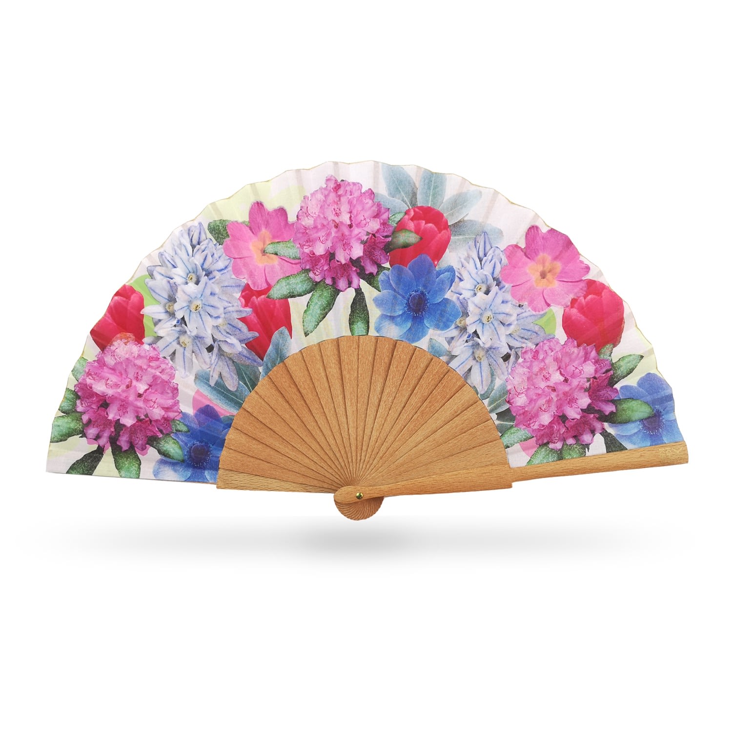 Pink / Purple / Neutrals Spring Hand-Fan Khu Khu