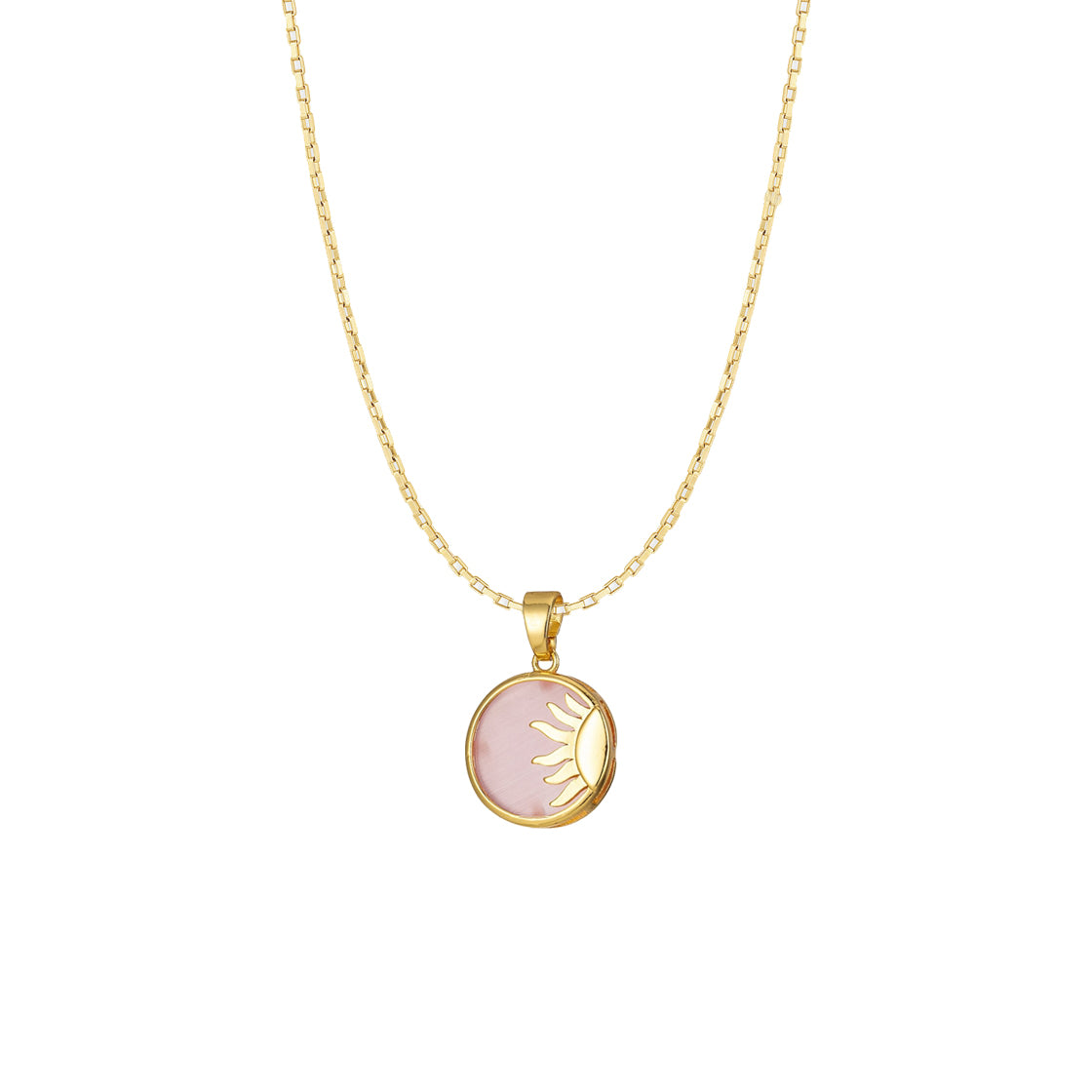 Adriana Pappas Designs Women's Gold / Pink / Purple Sunrise Choker - Pink