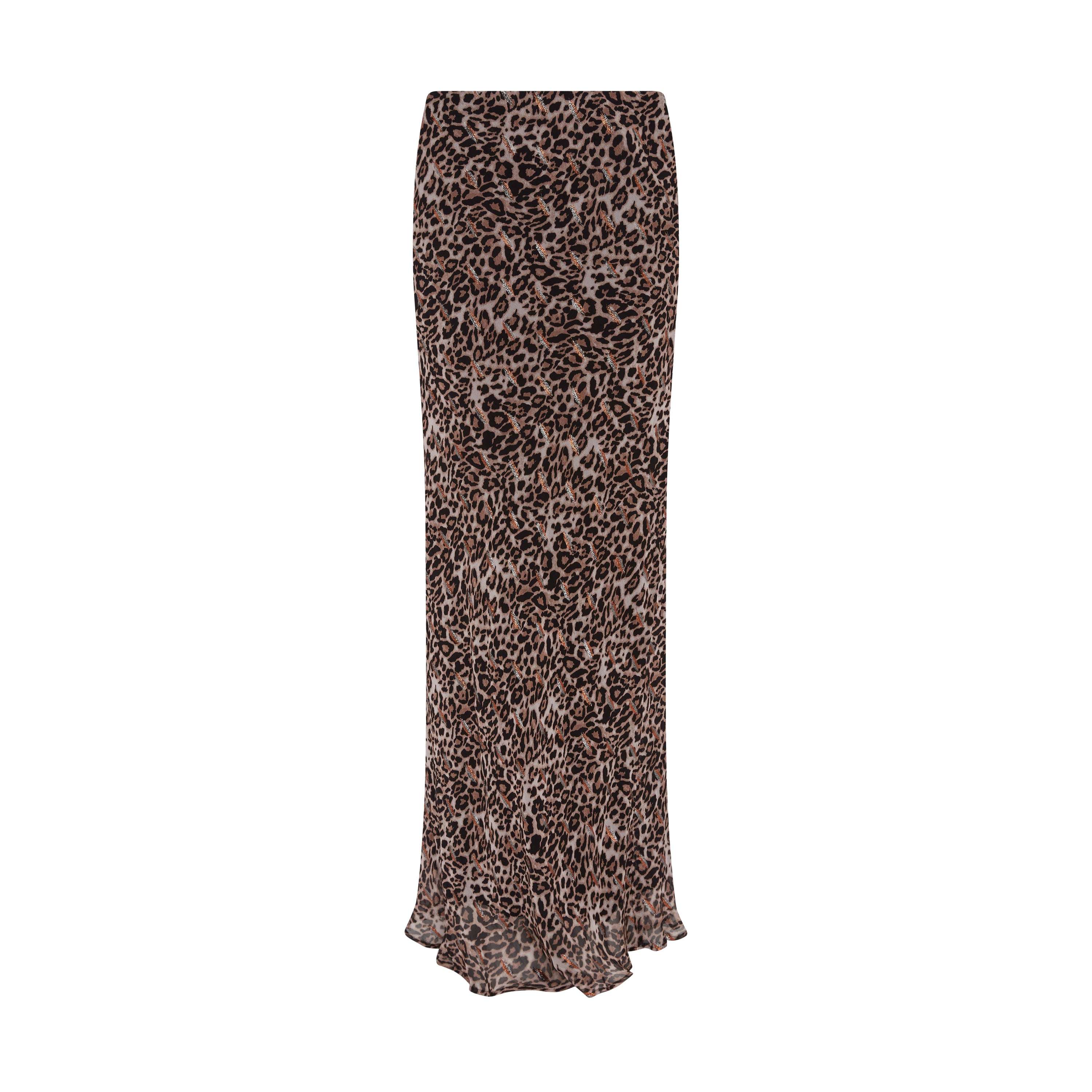 Rose & Nancy Women's Brown Sienna Print Skirt In Brown